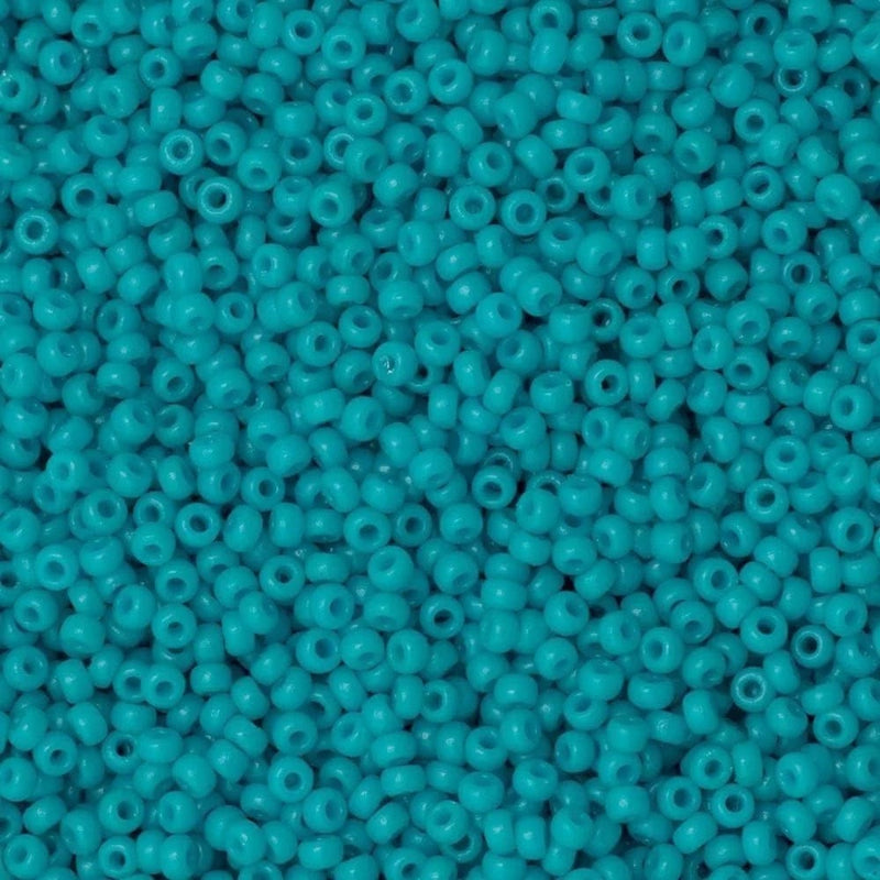 Miyuki Seed Beads 15/0 Duracoat Opaque Underwater Blue, 4480