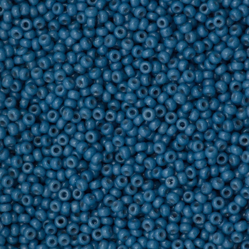 Miyuki Seed Beads 15/0 Duracoat Opaque Juniper Berry, 4485