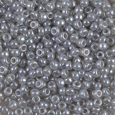 Miyuki Seed Beads 6/0  Silver Grey Ceylon 0526 £2.25