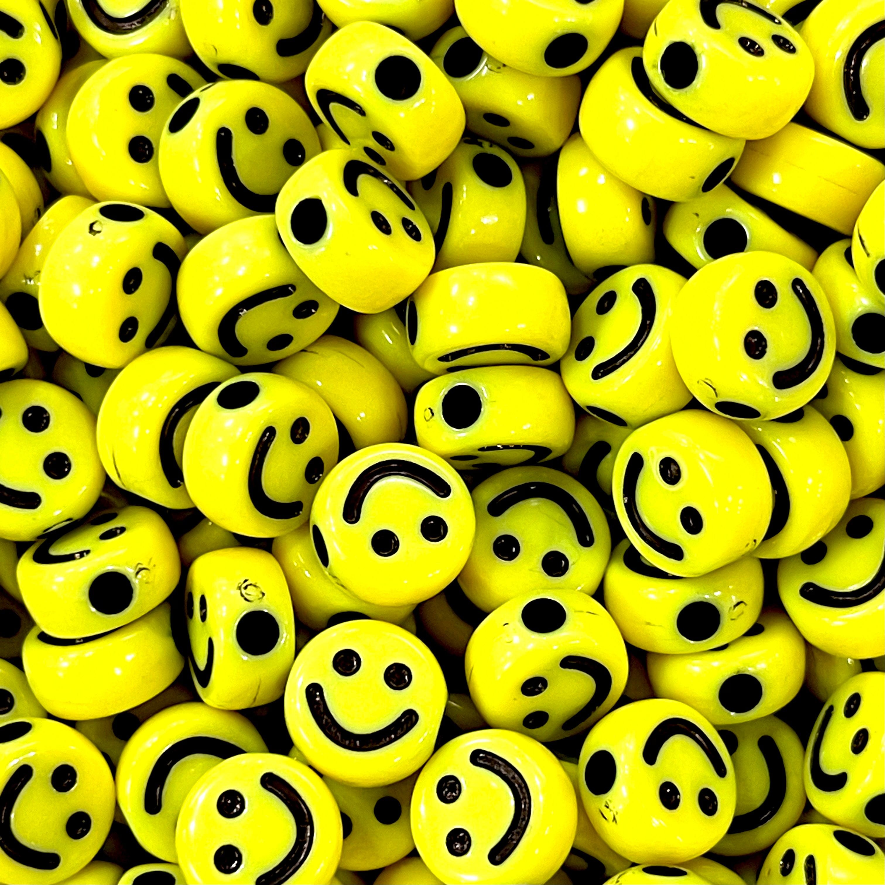 Smiley face beads discount