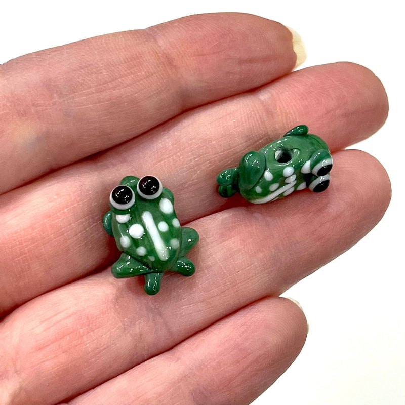 Hand Made Murano Glass Frog Charm