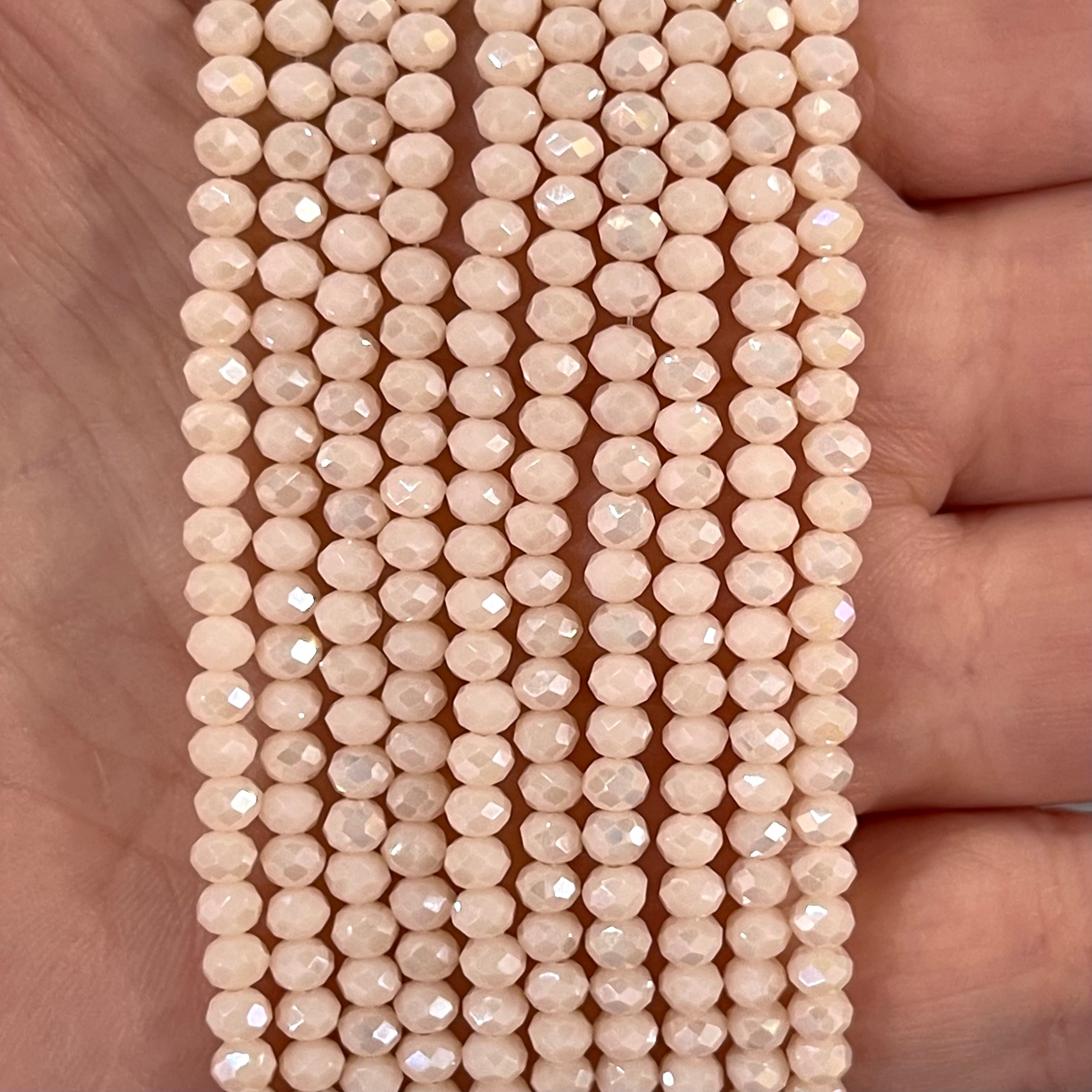 Crystal Rondelle Beads 2mm