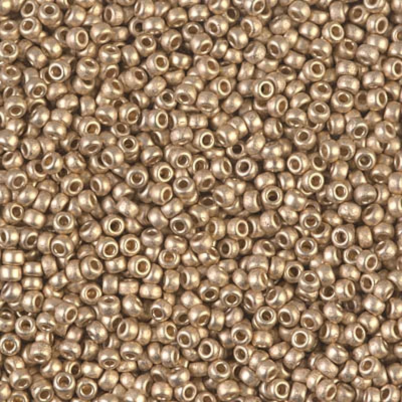 Miyuki Seed Beads 11/0 24Kt Matte Light Gold-0193F