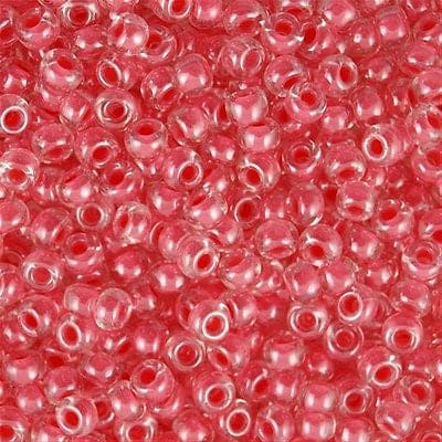 Miyuki Seed Beads 8/0 Coral Lined Crystal, 0204