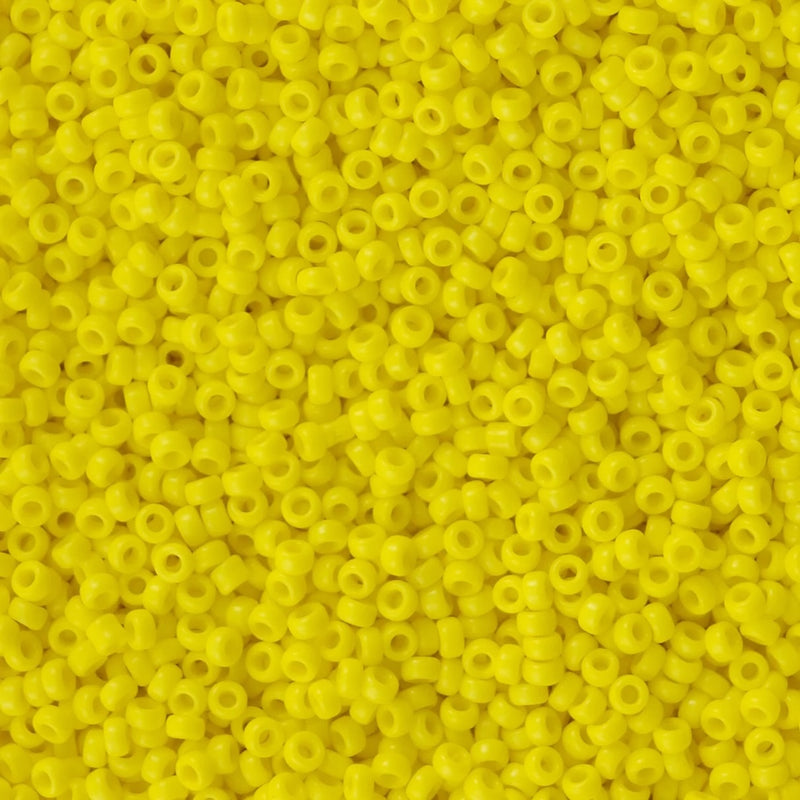 Miyuki Seed Beads 15/0, 0404 Opaque Yellow