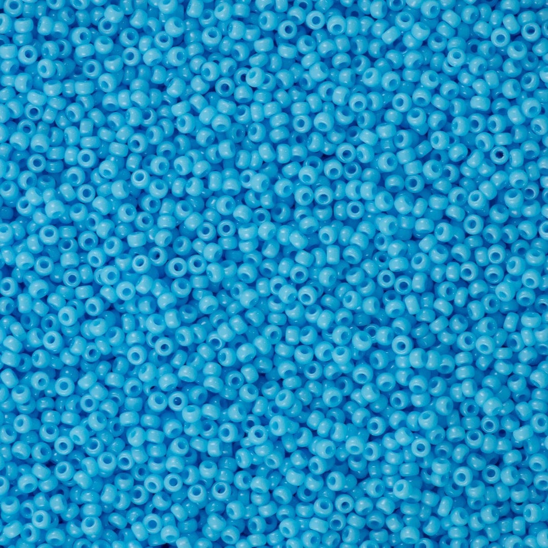 Miyuki Seed Beads 11/0 Opaque Turquoise Blue , 0413