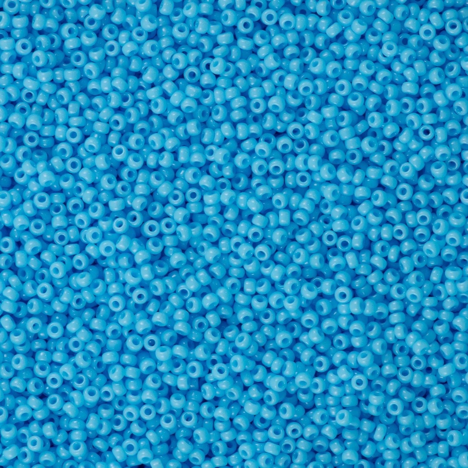Miyuki Seed Beads 11/0 Opaque Turquoise Blue , 0413