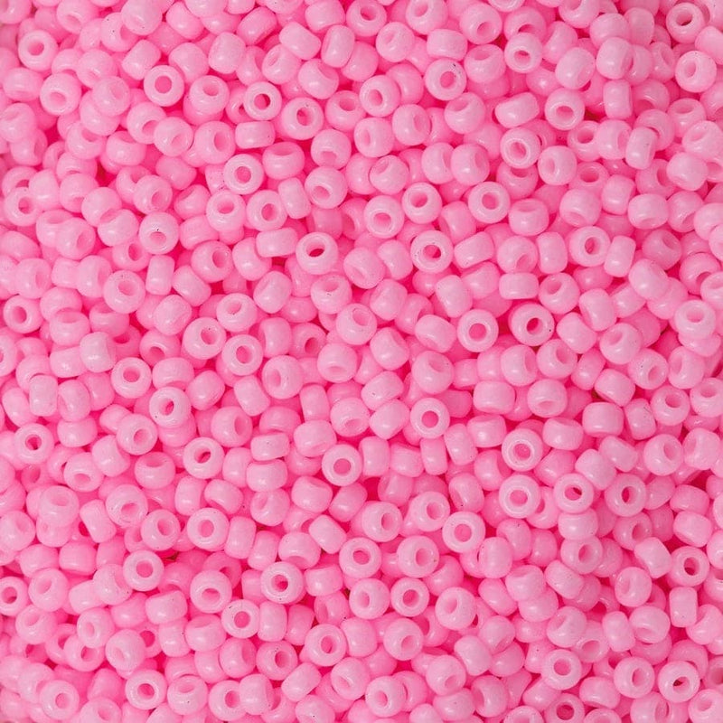 Miyuki Seed Beads 15/0, 0415 - Pink Opaque,