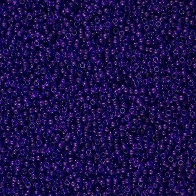 Miyuki Seed Beads 15/0, 1314 Dyed Transparent Red Violet, 10 Gr