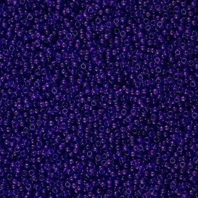 Miyuki Seed Beads 15/0, 1314 Dyed Transparent Red Violet, 10 Gr