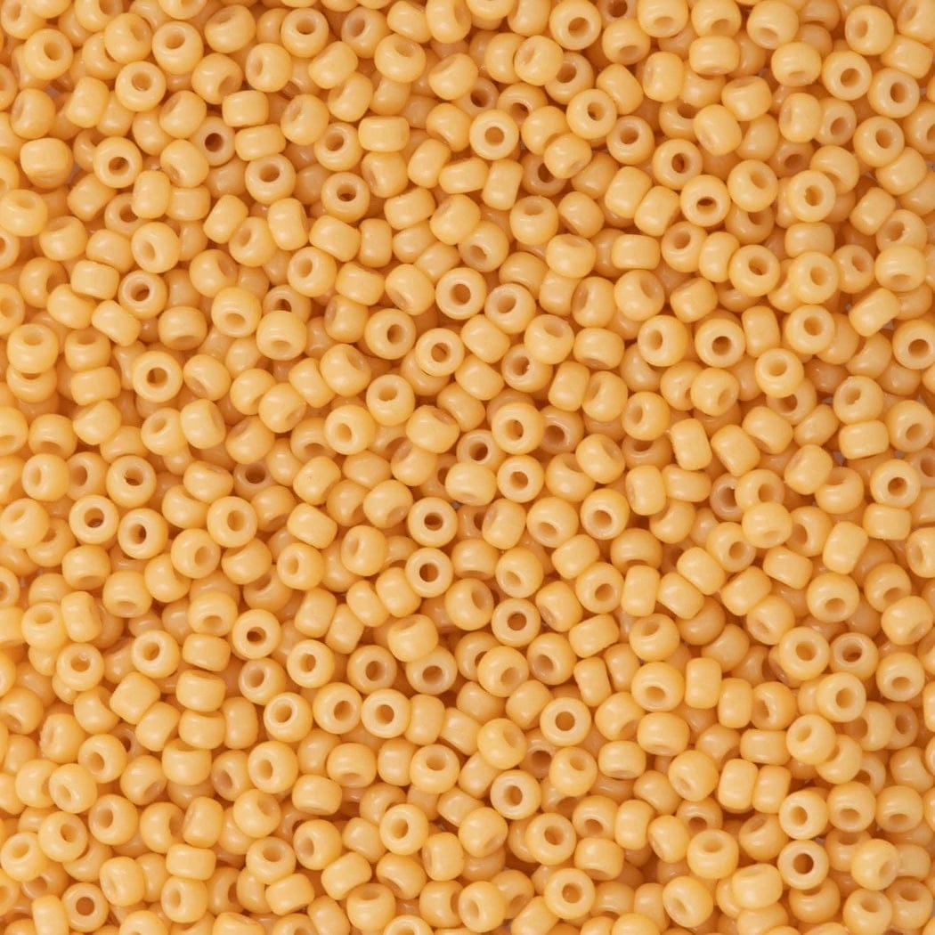 Miyuki Seed Beads 15/0 Duracoat Opaque Banana, 4452