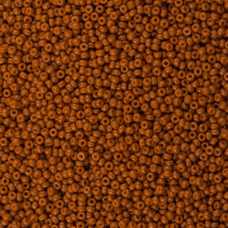 Miyuki Seed Beads 15/0 Duracoat Opaque Persimmon, 4458