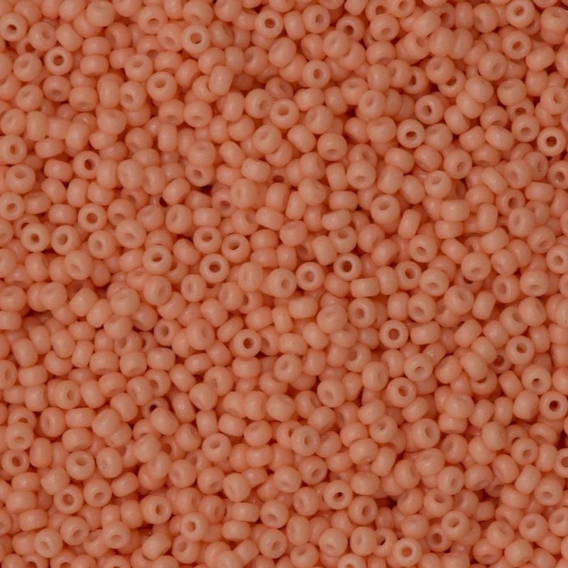 Miyuki Seed Beads 15/0 Duracoat Opaque Tea Rose, 4461