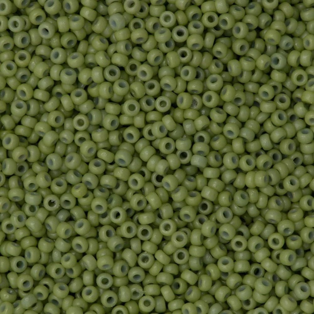 Miyuki Seed Beads 15/0 Duracoat Opaque Fennel, 4473