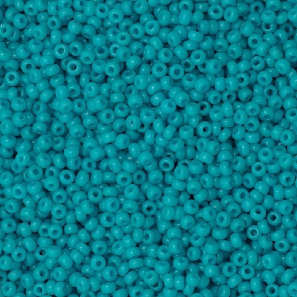 Miyuki Seed Beads 15/0 Duracoat Opaque Underwater Blue, 4480