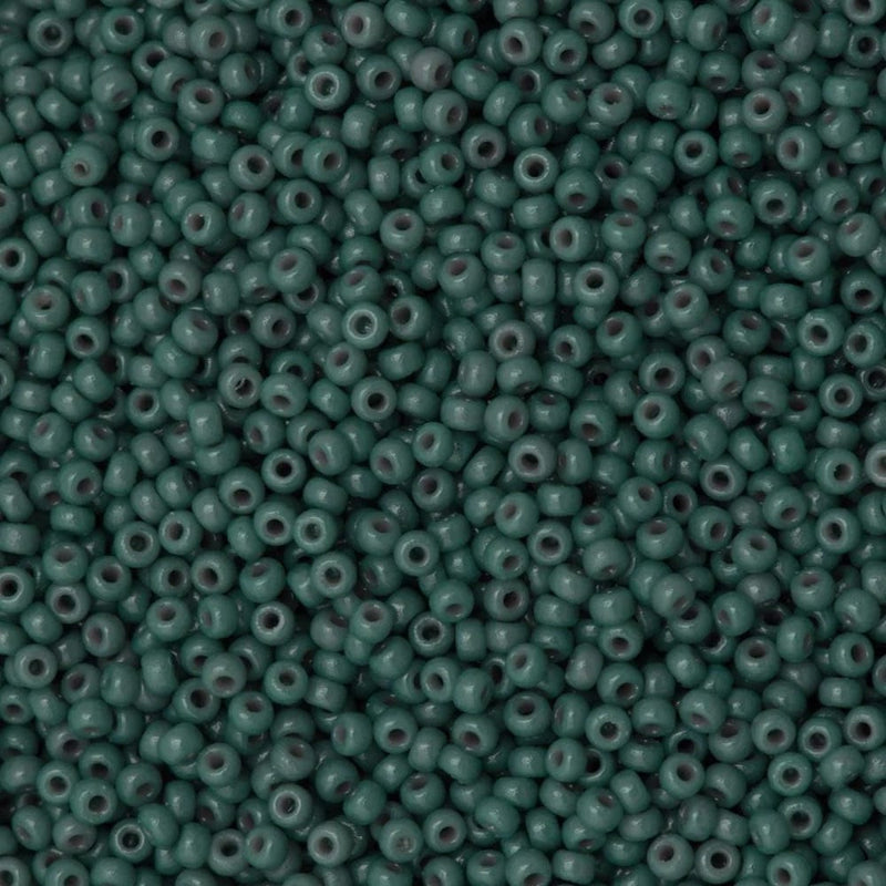 Miyuki Seed Beads 15/0 Duracoat Opaque Eucalyptus, 4481