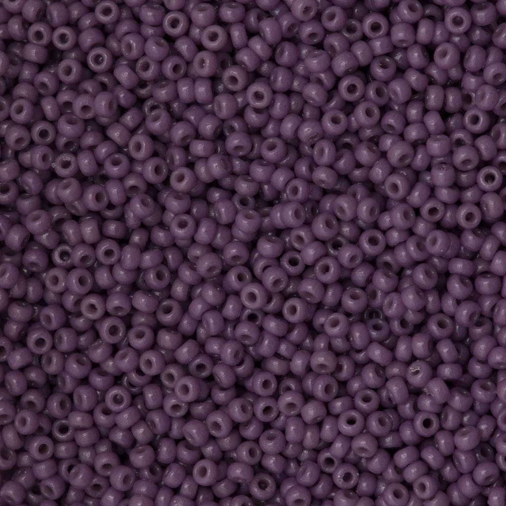 Miyuki Seed Beads 15/0 Duracoat Opaque Dark Orchid, 4489