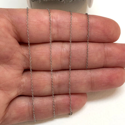 Waterproof Stainless Steel  Cable Chain, Soldered Stainless Steel Chain 1mm