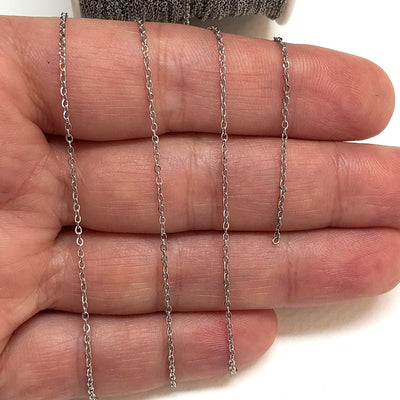 Waterproof Stainless Steel Cable Chain, Soldered Stainless Steel Chain 1.2mm