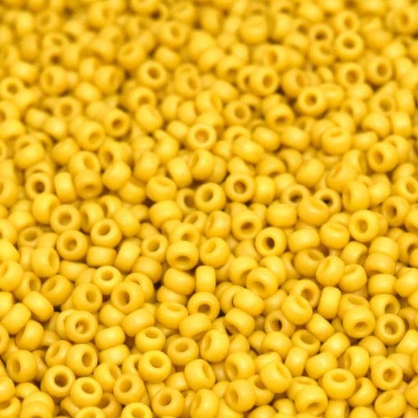 Miyuki Seed Beads 11/0 Matted Opaque Canary, 2311-NEW!!!