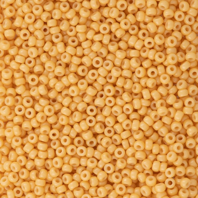 Miyuki Seed Beads 11/0  Duracoat Opaque Banana, 4452-NEW!!!