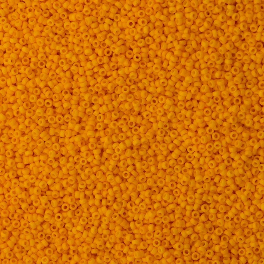 Miyuki Seed Beads 11/0 Duracoat Opq Lt Squash, 4453-NEW!!!