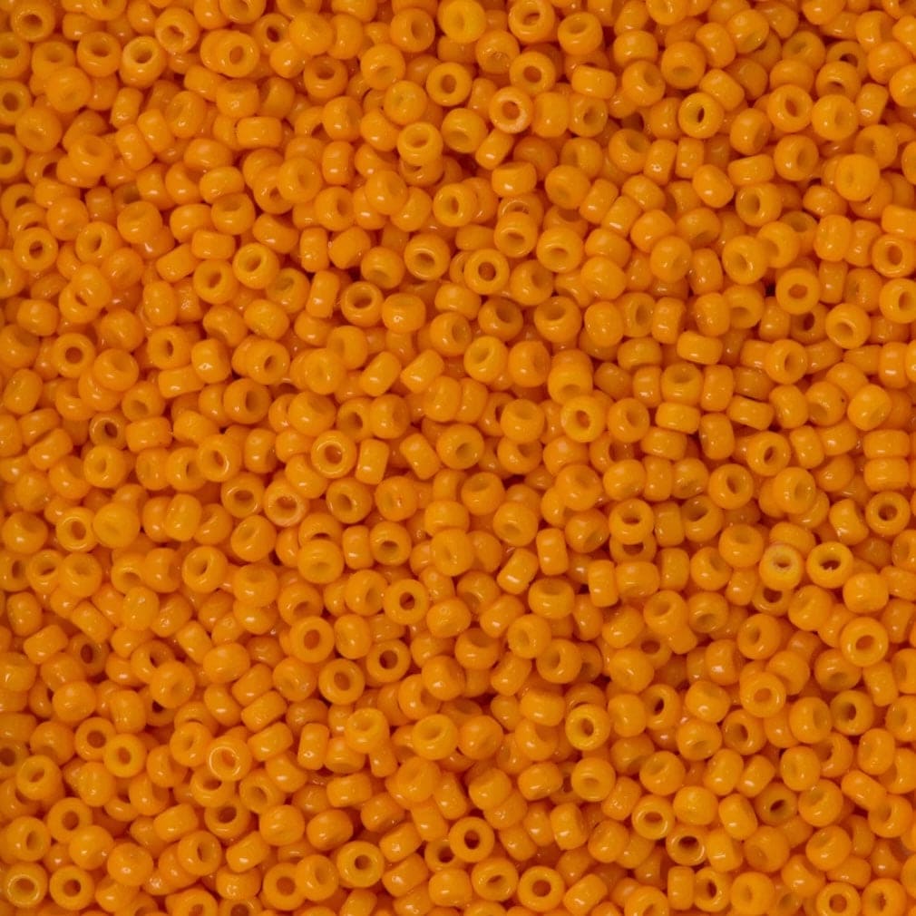 Miyuki Seed Beads 8/0 Duracoat Opaque Kumquat 4454-NEW!!!