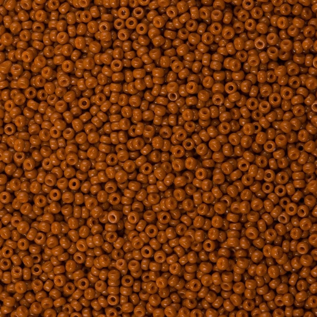 Miyuki Seed Beads 8/0 Duracoat Opaque Persimmon 4458-NEW!!!