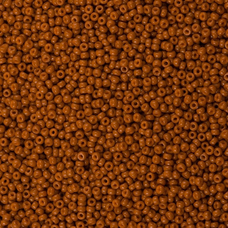 Miyuki Seed Beads 8/0  Duracoat Opaque Persimmon 4458-NEW!!!