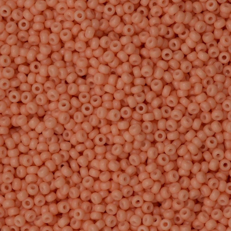 Miyuki Seed Beads 8/0 -Duracoat Opaque Tea Rose, 4461