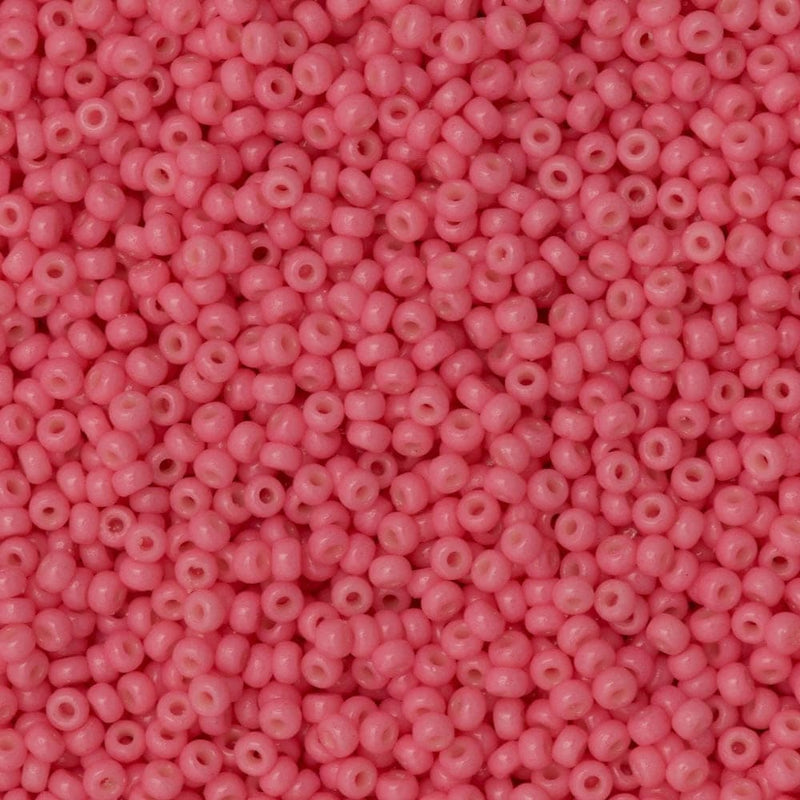 Miyuki Seed Beads 8/0  Duracoat Opaque Guava 4465-NEW!!!