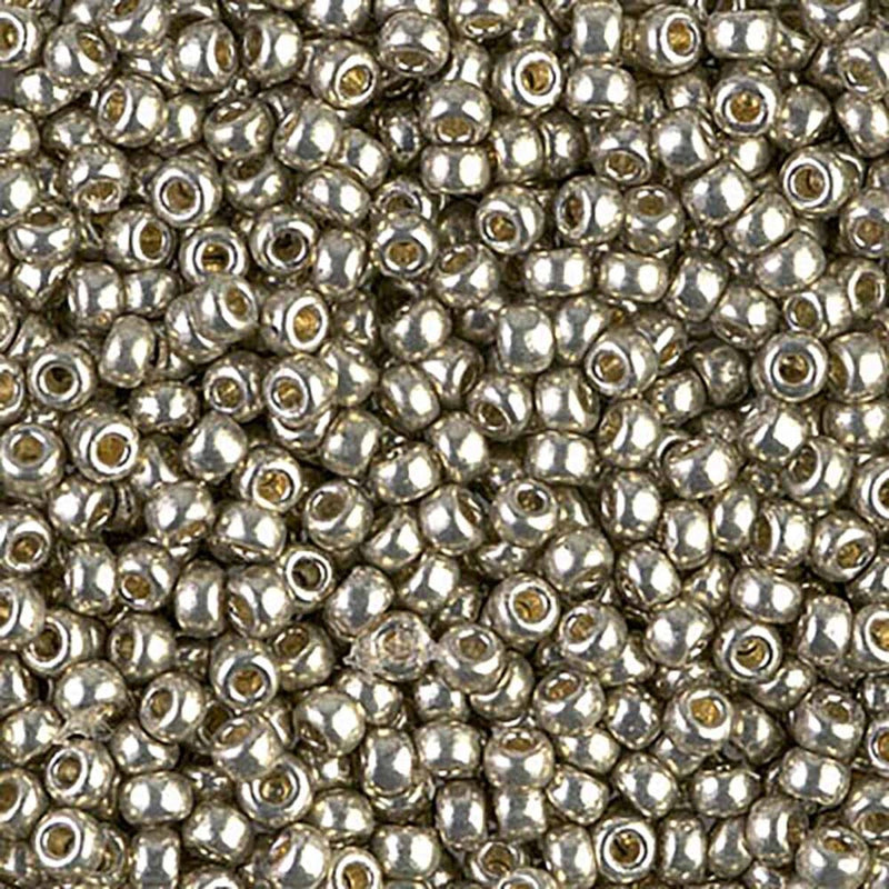 Miyuki Seed Beads 8/0 - Duracoat Galvanized Lt.Pewter, 4221