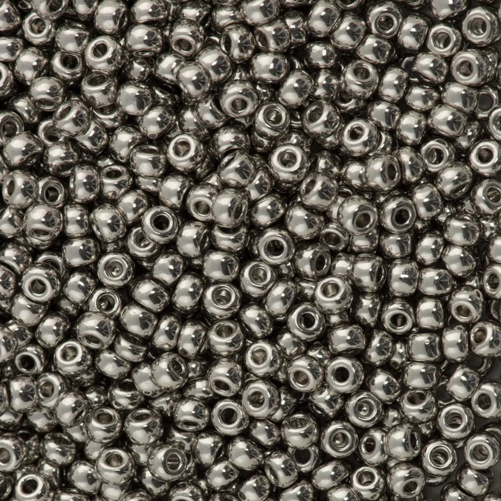 Miyuki Seed Beads 8/0 Palladium Plated ,0194