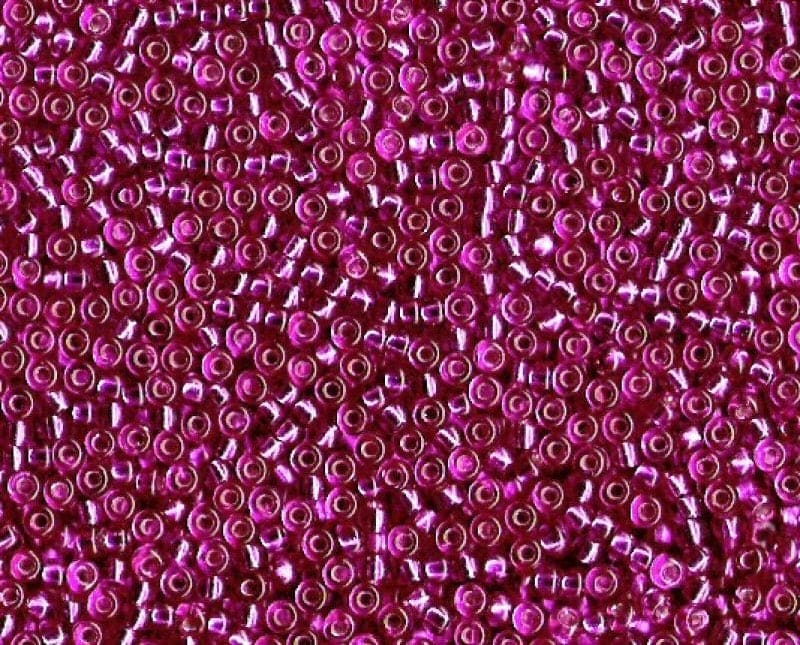 Miyuki Seed Beads 8/0 Fuchsia Silver Lined  ,1340