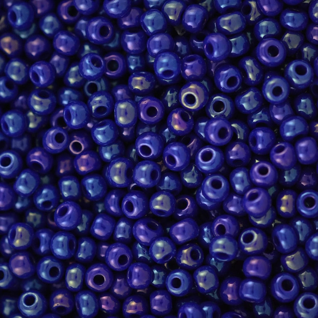 Miyuki Seed Beads 8/0 Opaque Cobalt Luster ,1945
