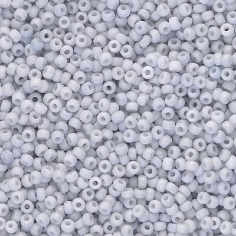 Miyuki Seed Beads 8/0 Matted Opaque Pale Blue Grey, 2026-1 NEW!!!