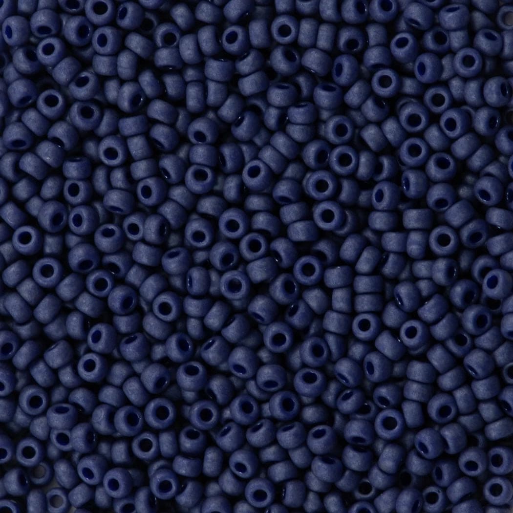 Miyuki Seed Beads 8/0 Matted Opaque Cobalt Luster, 2075-NEW!!!