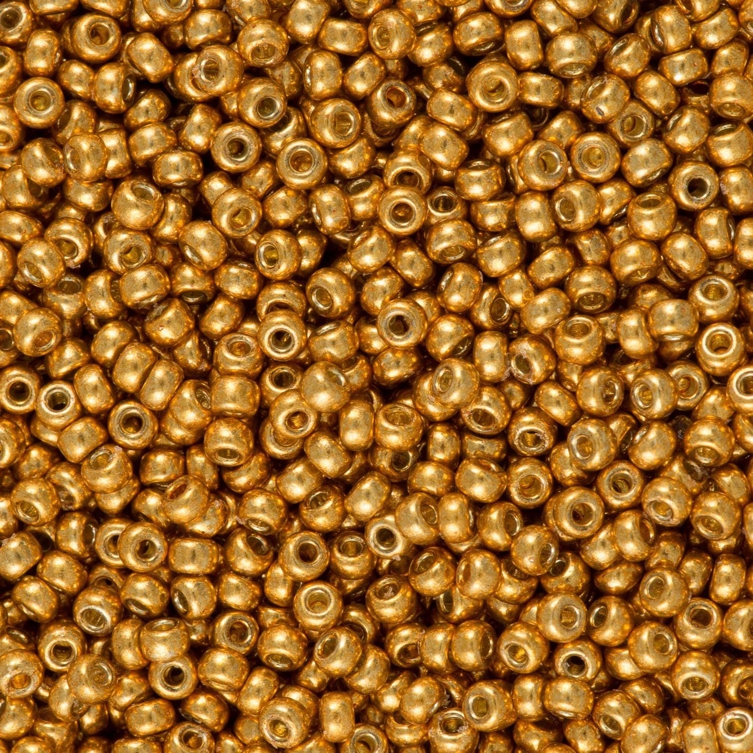 Miyuki Seed Beads 8/0 Duracoat Galvanized Yellow Gold, 4203-NEW!!!