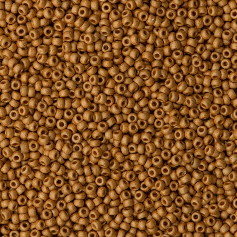 Miyuki Seed Beads 8/0 Matted Duracoat Galvanized Yellow Gold, 4203F-NEW!!!