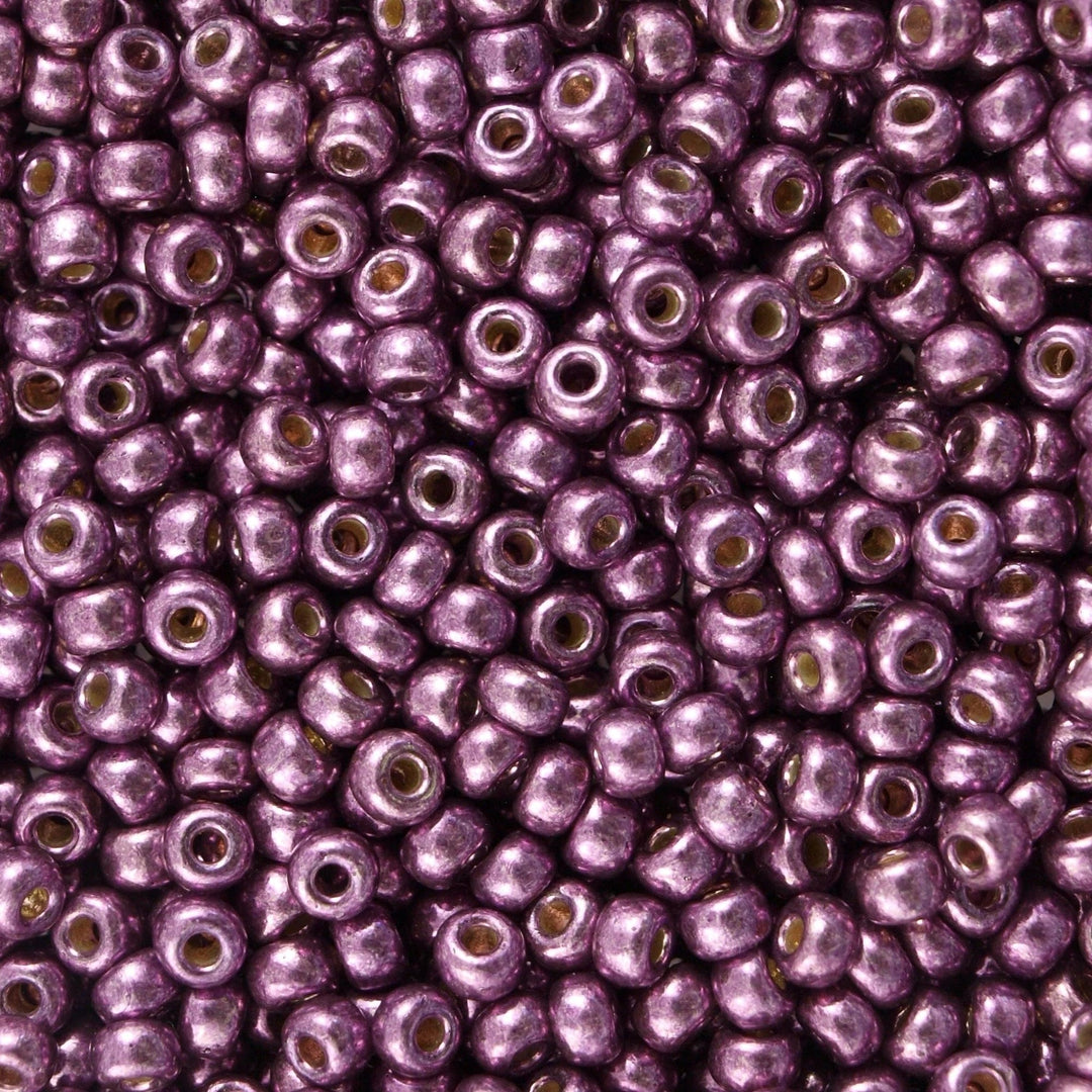 Miyuki Seed Beads 8/0 Duracoat Galvanized Eggplant 4220-NEW!!!