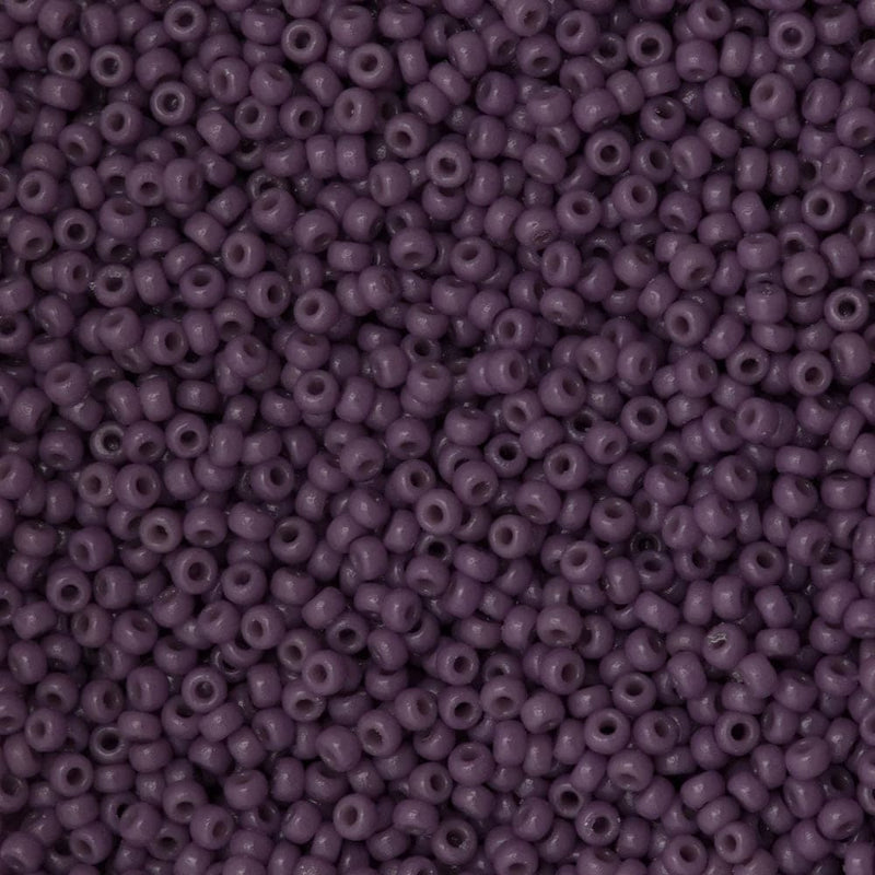 Miyuki Seed Beads 8/0  Duracoat Opaque Dark Orchid 4489-NEW!!!