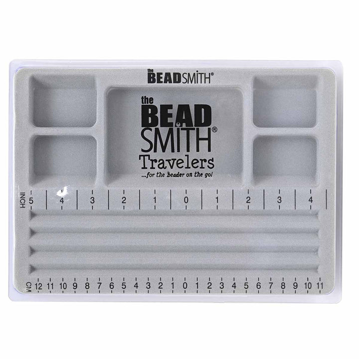 MINI BEAD BOARD WITH LID 3 STRAIGHT CHANNELS