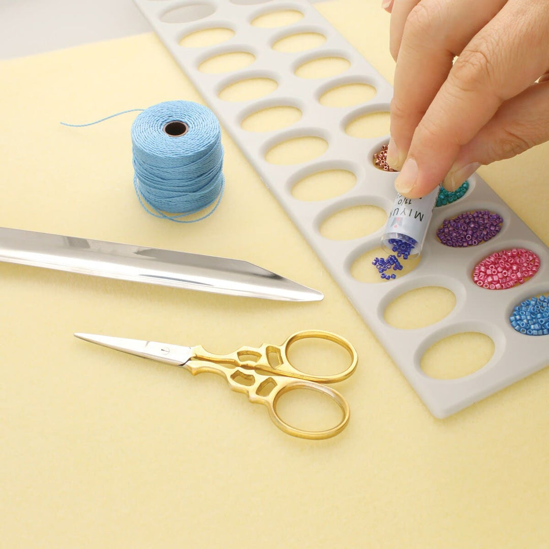 24-Hole Bead Sorter &amp; Bead Mat Set – Perfect for Beading Projects
