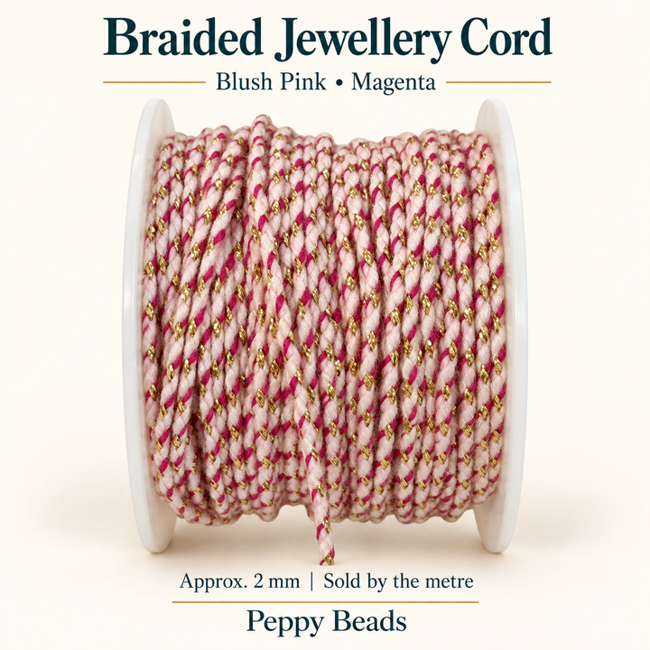 Cordon de bracelet Martenitsa, cordon de bracelet Martenitsa en coton rouge et blanc, 10 mètres