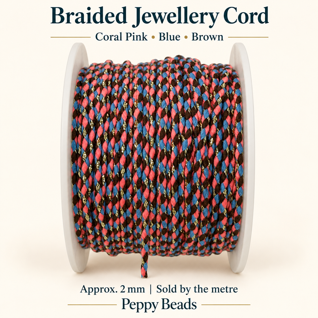 2mm Braided Jewellery Cord