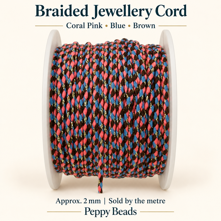 2mm Braided Jewellery Cord