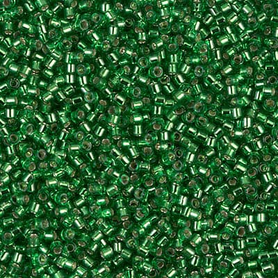 DB0046 Silver Lined Light Green, Miyuki Delica 11/0