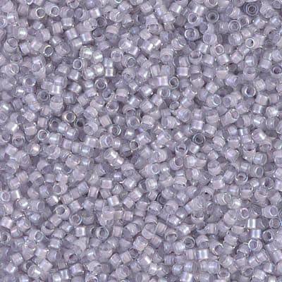 DB0080 - Lined Pale Laven AB, Miyuki Delica 11/0