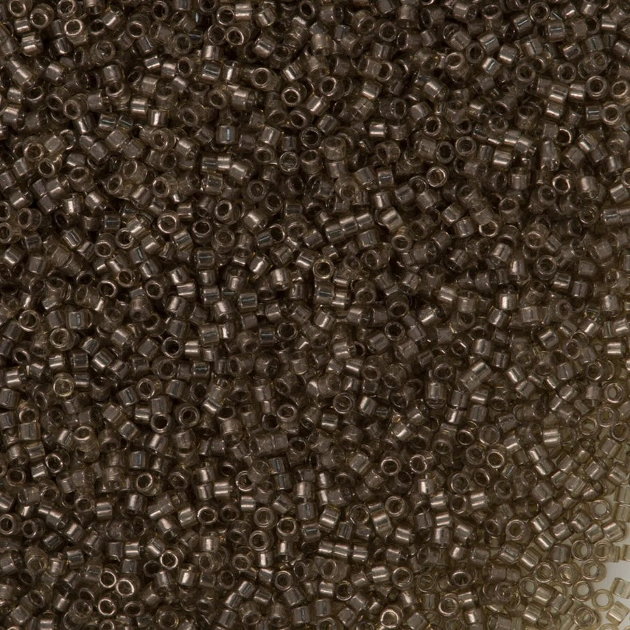 DB0123 - Transparent Smoky Olive Luster, Miyuki Delica 11/0