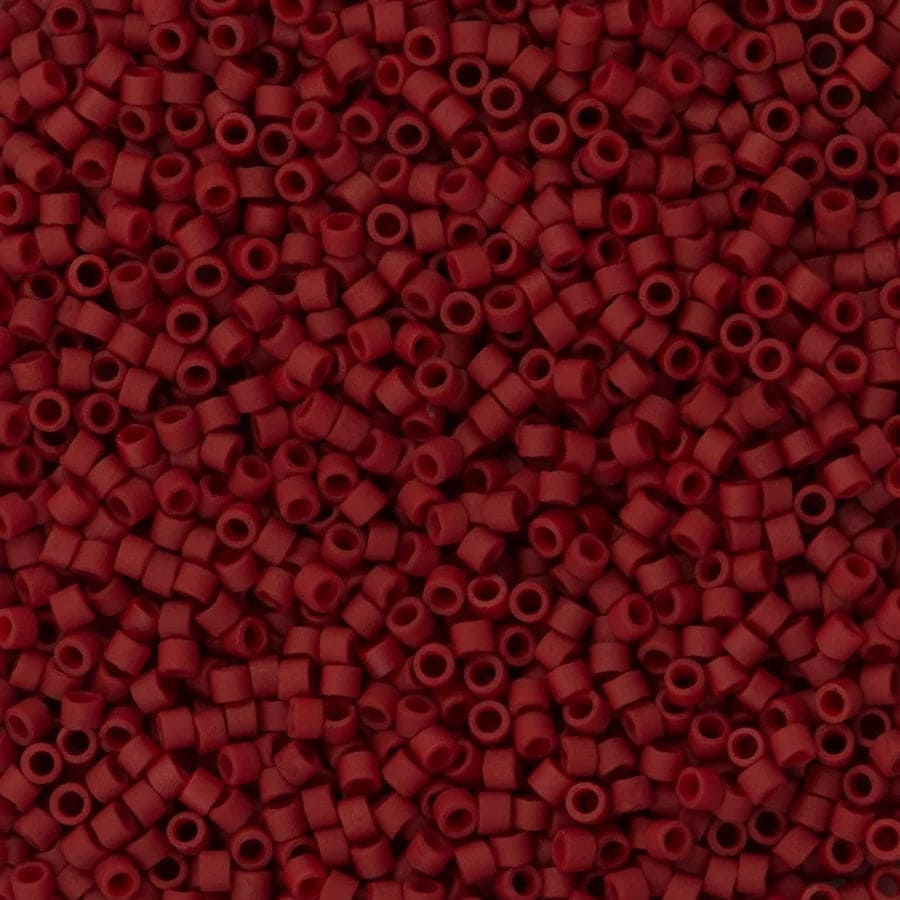 Miyuki Delica Beads, Miyuki Delica 11/0 DB0378 - Metallic Dark Maroon Matted ,5 Gr Pack